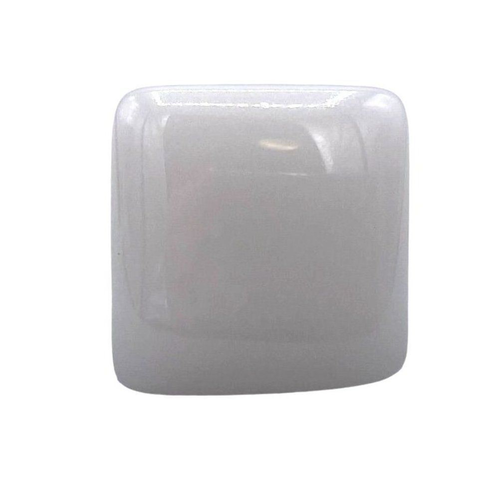 White Acrylic Geometric Square Chunky Statement Ring Size 7 - Picture 4 of 8
